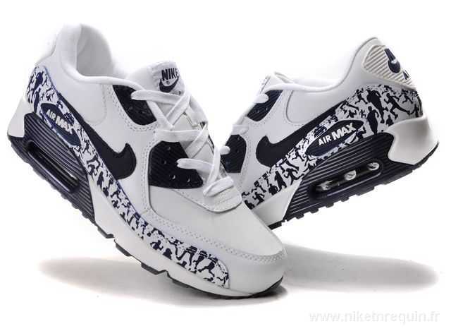 Blanc Et Biack Air Max 90